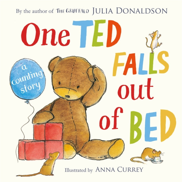 Book cover of: One Ted Falls Out of Bed. By: Julia Donaldson