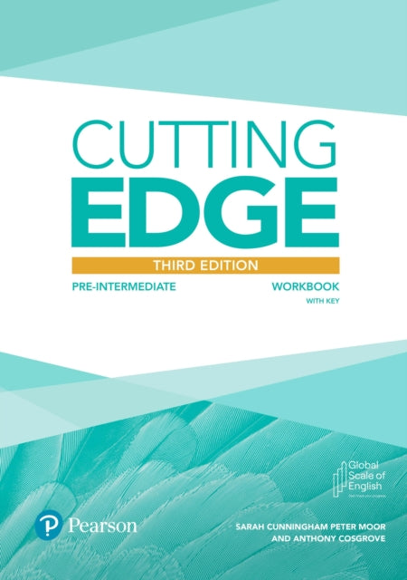 Book cover of: Cutting Edge 3rd Edition Pre-Intermediate Workbook with Key. By: Sarah Cunningham