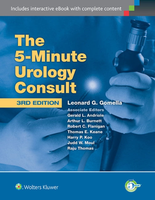 Book cover of: 5 Minute Urology Consult. By: Leonard G. Gomella MD