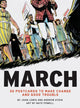 Book cover of: March: 30 Postcards to Make Change and Good Trouble. By: John E. Lewis Ph. D.