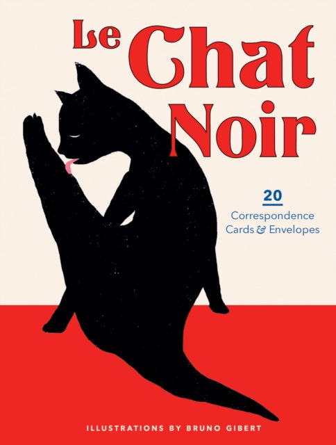 Book cover of: Le Chat Noir: 20 Correspondence Cards & Envelopes. By: Bruno Gibert