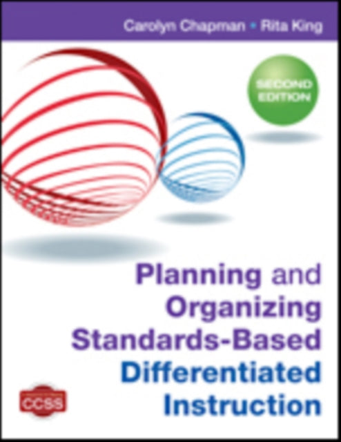 Book cover of: Planning and Organizing Standards-Based Differentiated Instruction. By: Carolyn M. Chapman