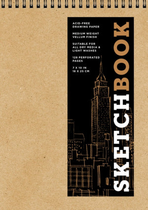 Sketchbook (basic medium spiral fliptop landscape Kraft)