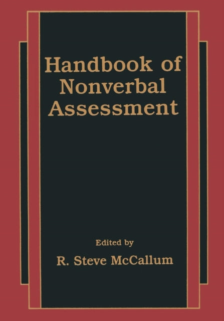 Handbook of Nonverbal Assessment