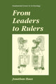 Book cover of: From Leaders to Rulers. By: Jonathan Haas