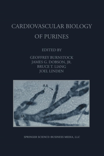 Book cover of: Cardiovascular Biology of Purines. By: Geoffrey Burnstock