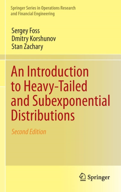 Book cover of: Introduction to Heavy-Tailed and Subexponential Distributions