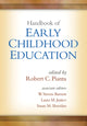 Book cover of: Handbook of Early Childhood Education. By: Robert C. Pianta