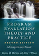 Book cover of: Program Evaluation Theory and Practice, Second Edition. By: Donna M. Mertens