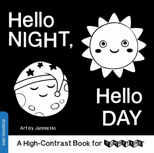 Hello Night, Hello Day, A High-Contrast Book for TummyTime 9781464237867 duopress labs