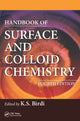 Book cover of: Handbook of Surface and Colloid Chemistry. By: K. S. Birdi