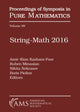 Book cover of: String-Math 2016. By: Amir-Kian Kashani-Poor