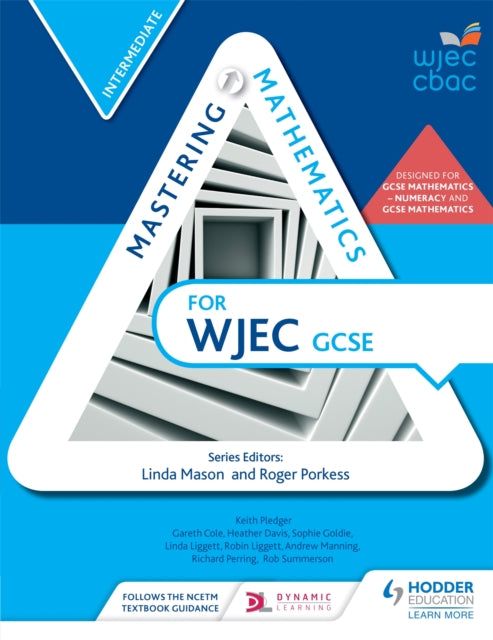 Book cover of: Mastering Mathematics for WJEC GCSE: Intermediate. By: Roger Porkess