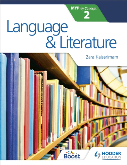 Book cover of: Language and Literature for the IB MYP 2. By: Ana de Castro