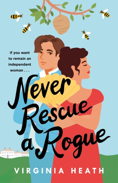 Book cover of: Never Rescue a Rogue. By: Virginia Heath