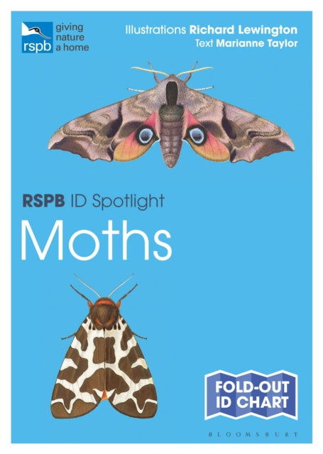 Book cover of: RSPB ID Spotlight - Moths. By: Marianne Taylor