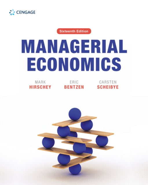 Book cover of: Managerial Economics. By: Mark Hirschey