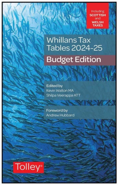 Book cover of: Whillans's Tax Tables 2024-25 (Budget edition)