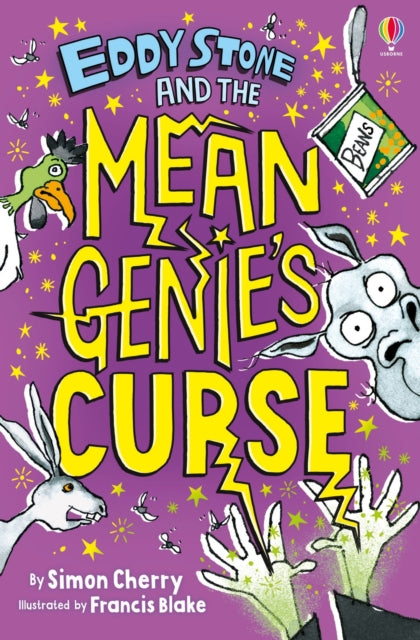 Book cover of: Eddy Stone and the Mean Genie's Curse. By: Simon Cherry