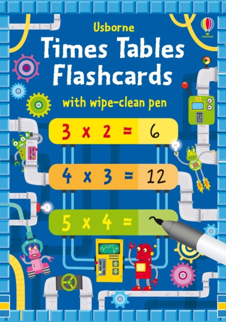 Book cover of: Times Tables Flash Cards. By: Kirsteen ROBSON