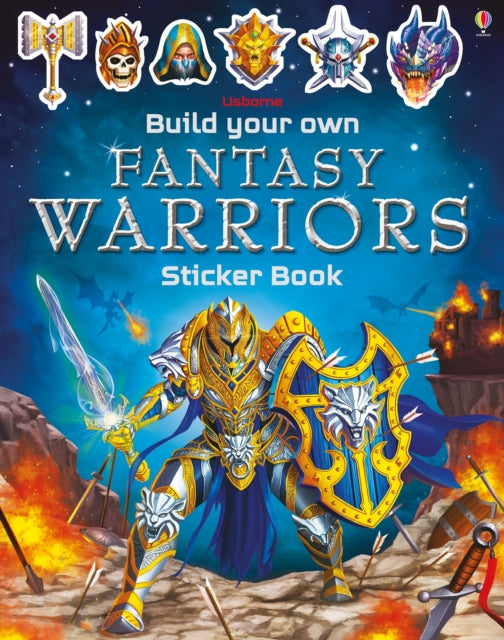 Book cover of: Build Your Own Fantasy Warriors Sticker Book. By: Simon Tudhope