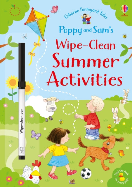 Book cover of: Poppy and Sam's Wipe-Clean Summer Activities. By: Sam Taplin