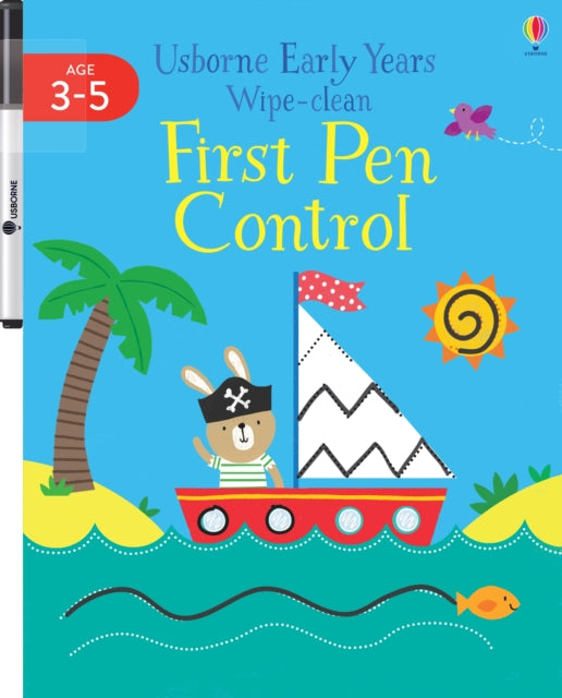 Book cover of: Early Years Wipe-Clean First Pen Control. By: Jessica Greenwell