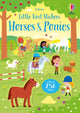 Book cover of: Little First Stickers Horses and Ponies. By: Kirsteen Robson