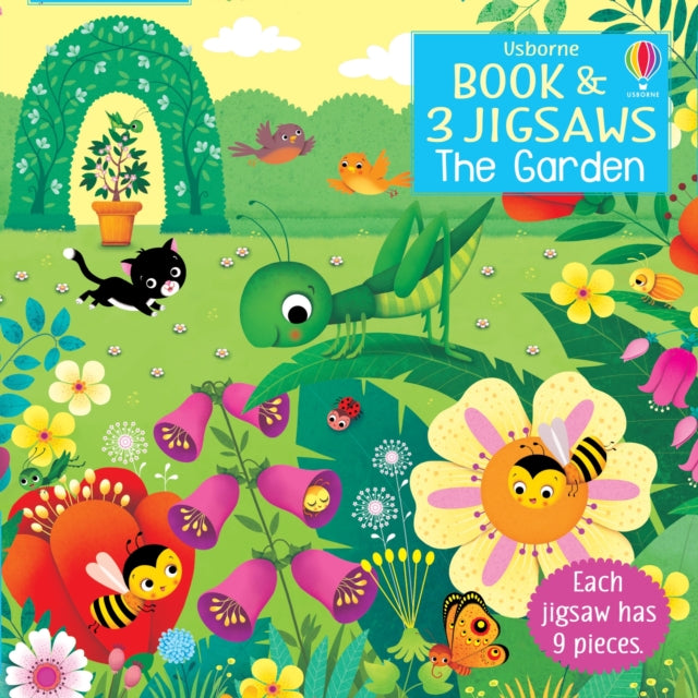Book cover of: Usborne Book and 3 Jigsaws: The Garden. By: Sam Taplin