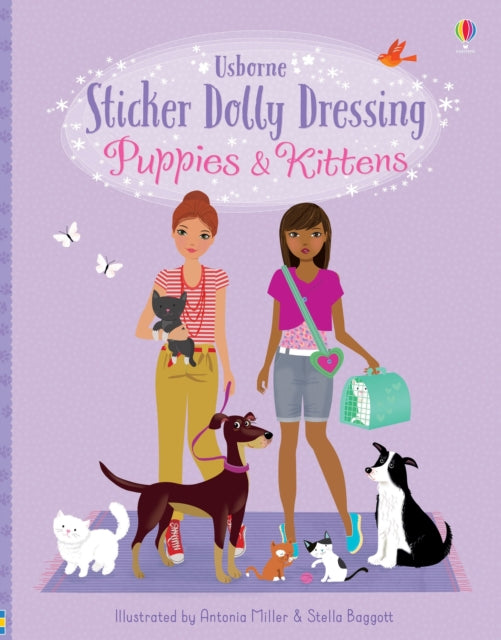 Sticker Dolly Dressing Puppies & Kittens 9781474971614 Fiona Watt