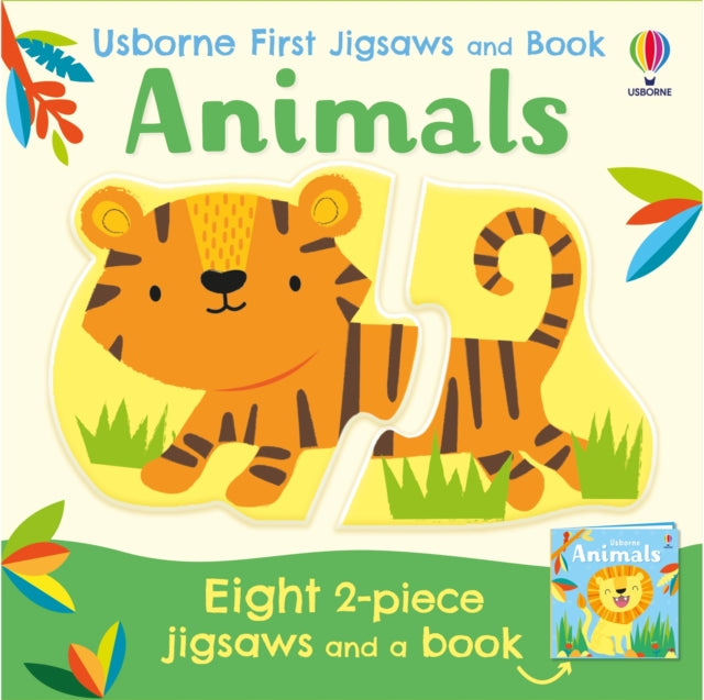 Book cover of: Usborne First Jigsaws and Book: Animals