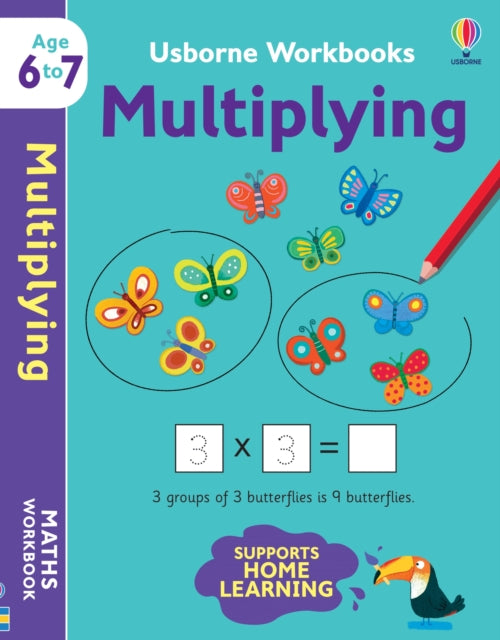 Book cover of: Usborne Workbooks Multiplying 6-7. By: Bathie Holly