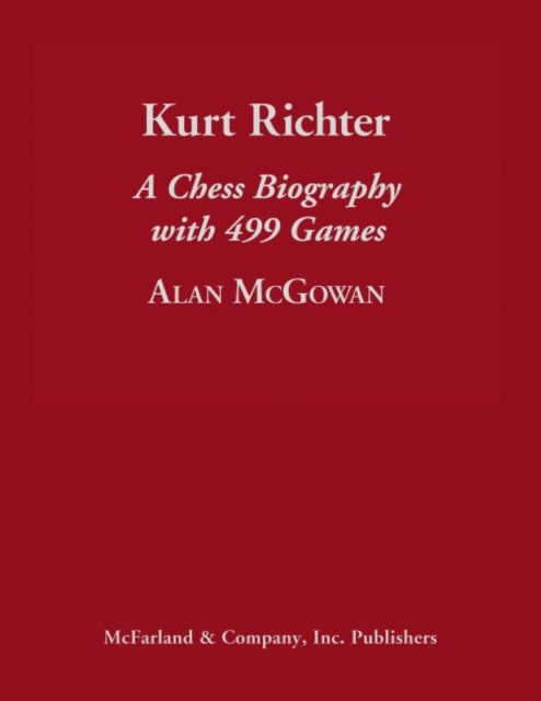 Book cover of: Kurt Richter. By: Alan McGowan