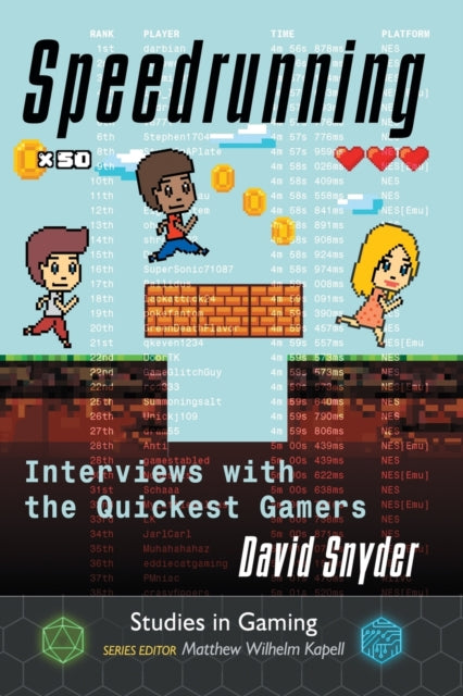 Book cover of: Speedrunning. By: David Snyder