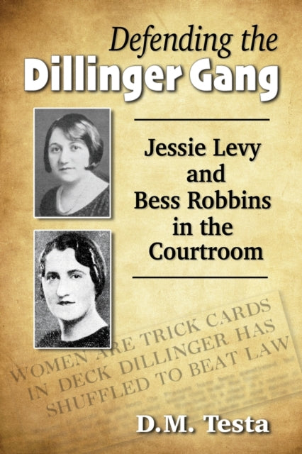 Book cover of: Defending the Dillinger Gang. By: D. M. Testa