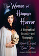 Book cover of: Women of Hammer Horror. By: Robert Michael "Bobb"