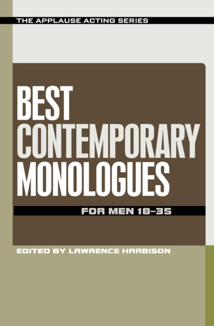 Book cover of: Best Contemporary Monologues for Men 18-35. By: Lawrence Harbison
