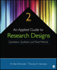 Book cover of: Applied Guide to Research Designs. By: W. Alex Edmonds