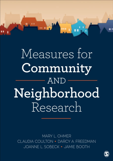 Book cover of: Measures for Community and Neighborhood Research. By: Mary L. Ohmer