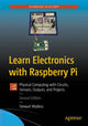 Book cover of: Learn Electronics with Raspberry Pi. By: Stewart Watkiss
