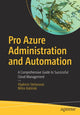 Book cover of: Pro Azure Administration and Automation. By: Vladimir Stefanovic