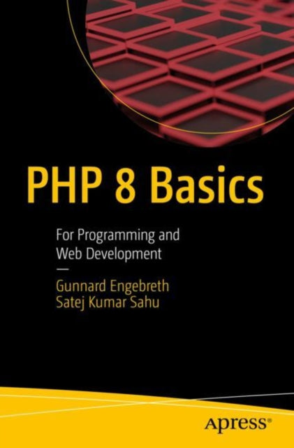 Book cover of: PHP 8 Basics. By: Gunnard Engebreth