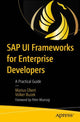 Book cover of: SAP UI Frameworks for Enterprise Developers. By: Marius Obert