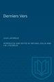 Book cover of: Derniers Vers. By: Collie