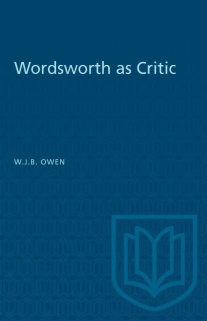 Book cover of: Wordsworth As Critic. By: OWEN