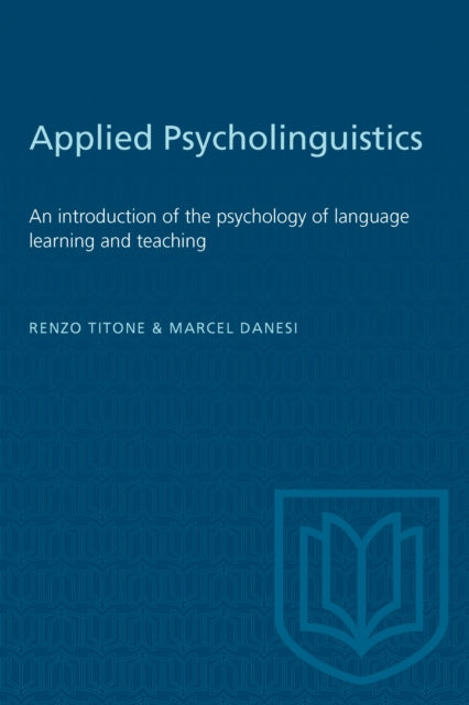 Book cover of: Applied Psycholinguistics. By: Titone DANESI