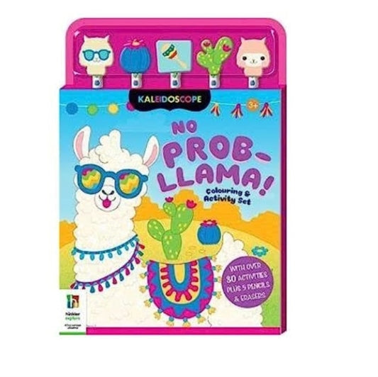 Book cover of: No Prob-llama Colouring & Activity Set