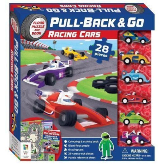 Book cover of: Pull-back-and-go Kit Racing Cars