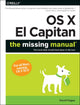 Book cover of: OS X El Capitan: The Missing Manual. By: David Pogue