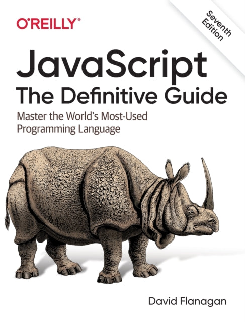 Book cover of: JavaScript - The Definitive Guide. By: David Flanagan